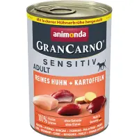 Animonda GranCarno Adult Sensitive 6 x 400 g - Kylling og poteter