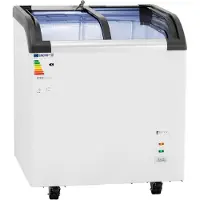 Royal Catering Fryser Royal Catering Fryserboks i glass for iskrem og frosne produkter 180 l