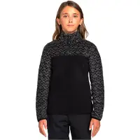 Roxy Whitecamp Half Zip Kids Genser svart
