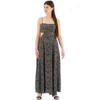 Superdry Sheered Back Ermeløs Lang Kjole
