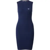 Superdry Rib Bodycon Ermeløs Kort Kjole