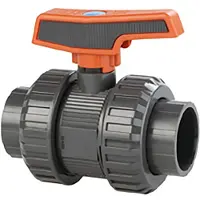 Cepex 36518 Pvc-u Ø3 Kuleventiler Standardserie Pe Epdm Bsp Innvendig Gjenger Blå Prikk