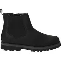Timberland unisex for kids. TB0A28QA0011 Courma Chelsea leather boots black (39), Flat, Zip, None, Casual, children's fashion