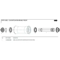 Zipp Nsw Cognition Forhjulsaksel