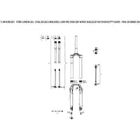 RockShox Silver Pike Ultimate B3 Flask Gaffel Senkes