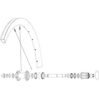 Mavic Rear Cosmic Slr 40 Rb Landeveissykkel Felg