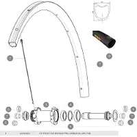 Mavic Ksyrium Pro Carbon Sl Tubular Disc Framfelg