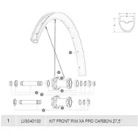 Mavic Xa Pro Carbon Framfelg