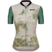 Santini Marble Slim Fit Kort Ermet Trøye