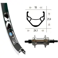 Winora Rigida X-star 19 6-7s 24´´ Bakhjul