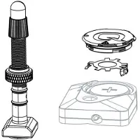 RockShox Spring Solo Air Judy Silver A2 Plus Luftventilsett