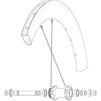 Mavic Kit 2 Front/rear Comete Pro Carbon Ust Eiker