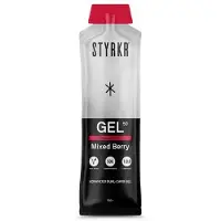 Styrkr Gel50 Dual-carb Boks Med Energigeler Sitrus Frukter 50g 12 Enheter