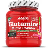 Amix Glutamin Mikropulver Aminosyrer Melon Og Kiwi 360g