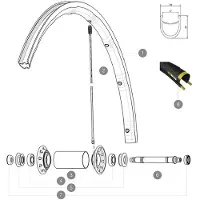 Mavic Ksyrium Pro Exalith 17c Framfelg