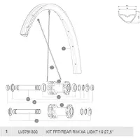 Mavic Xa Light 19 Felg