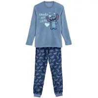 Cerda Stitch Coral Fleece Stitch Pyjamas Med Lange Ermer