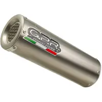 Gpr Exclusive M3 Natural Titanium Tuning 200 Mm Ø100 Mm With Db Killer Ikke-homologert Slip-on Lyddemper