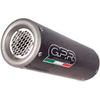 Gpr Exhaust Systems M3 Poppy Suzuki Gsx-r 600 L1 L7 11-17 Ref:s.179.m3.pp Stainless Steel Homologert Slip On Lyddemper