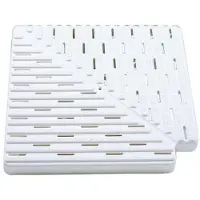 AstralPool 22382 90º H22mm L340mm L1_335mm Hjørnefliser Av Plast Til Overløpskanal