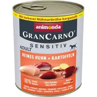 Animonda GranCarno Økonomipakke Adult Sensitive 24 x 800 g - Kylling & poteter