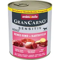 Animonda GranCarno Økonomipakke Adult Sensitive 24 x 800 g - Storfe & poteter