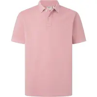 Pepe Jeans for man. PM542099 New Oliver pink polo shirt (M), Casual, Cotton, Short sleeve, Sustainable
