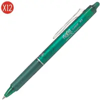 Pilot FriXion Clicker grøn medium 0,7 mm - (12 stk.)