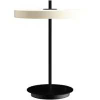 UMAGE LED-bordlampe Asteria Table, USB, perlehvit/svart