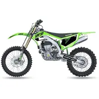 Ufo Stokes Kawasaki Kxf 250 21-22 Plastsett