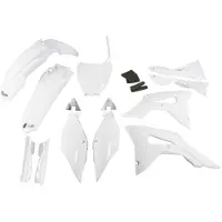 Ufo Honda Crf 250r/450r 2018-2021 With Airbox Cover Eu Hokit123f-041 Fork Protectors & Plastsett