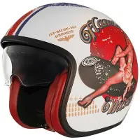 Premier Helmets Vintage Pin Up8 Bm 22.06 åpen Hjelm