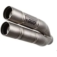 MIVV Double Gun Kawasaki Z750 2007-14 K.018.sdg Ikke-homologert Slip-on Lyddemper