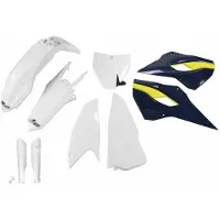 Ufo Husqvarna Tc 250 2016-2016 Hukit617f-999 Fork Protectors & Plastsett