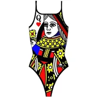 Turbo Queen Of Hearts Tynn Stropp Badedrakt