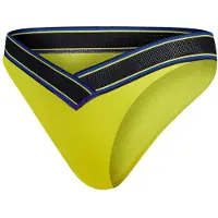 Speedo Solid V Scoop Bikini Bunn