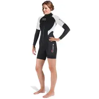 Mares 2nd Skin She Dives 1.5 Mm Langermet Shorty-våtdrakt For Dame