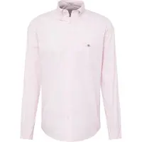 Gant for man. 3000100 Regular Fit Pink Poplin Shirt (L), Casual, Cotton, Classic, Long sleeve