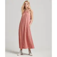 Superdry Vintage Long Halter Cami Ermeløs Kjole