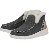 HEY DUDE Denny Wool Faux Shearling Booties
