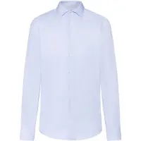 Hackett London for man. HM308232 Slim Fit Oxford Shirt blue (155), Cotton, Classic, Long sleeve