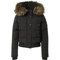 Superdry for woman. W5011785A Bomber jacket Everest black (XL), Casual, Recycled Polister, Sustainable