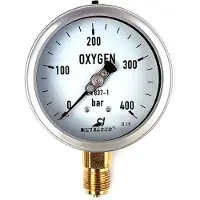 Metalsub Oxygen Classe 1 100 Mm 0-400 Bar Manometer