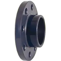 Cepex 02234 Ø140x125 Pvc-u Fast Flens-rørstuss Og Støtte Ring-