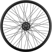 Mvtek 20´´ X 1.90 Bmx Tubeless Pin 10mm Hub On Spheres Nut Forhjul