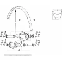 Mavic Forhjulsnav 6903 Lagerpar