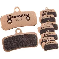 Brakco Trp Quadiem & Shimano Xtr/xt/deore/zee/saint Sinterbremseklosser 25 Par
