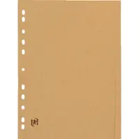 Oxford ELBA Touareg - Inndeler - 6 deler - for A4 (210 x 297 mm) - med fliker - naturtre
