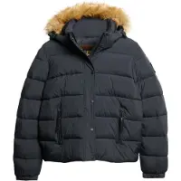 Superdry Faux Fur Pufferjakke