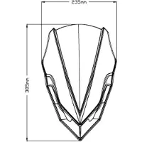 Puig Carenabris New Generation Sport Kawasaki Z900 Frontrute
